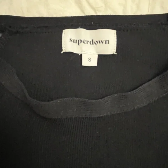 Revolve superdown hit the club dress in black - Picture 7 of 10